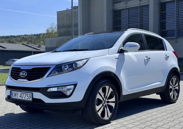 samochody osobowe Kia Sportage cena 49900 przebieg: 111300, rok produkcji 2012 z Myślenice